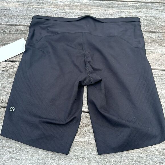 Lululemon SenseKnit Running High-Rise Short 10" Black size 14 NWT - Picture 5 of 7